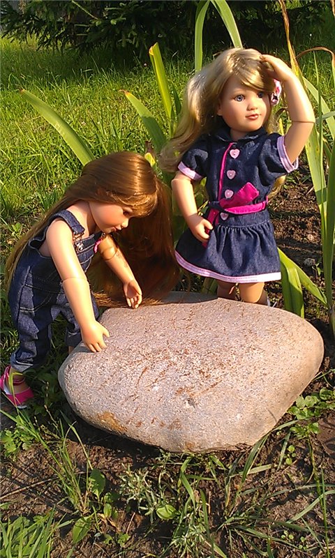 Три сестрички Танюшка, Ленка и Софушка на отдыхе - куклы Kids and Cats