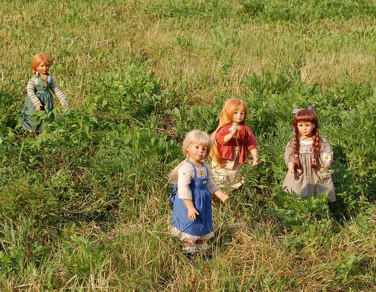 Куклы Bettina Feigenspan-Hirsch или большая прогулка