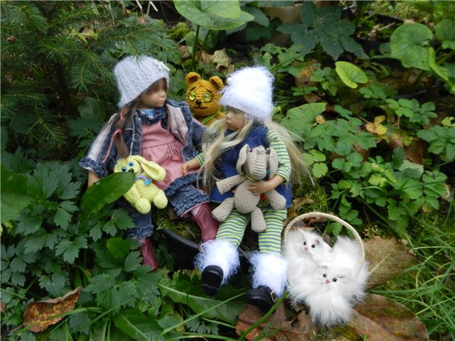 Мои крохотульки на природе. Клубные куколки от Аннет Химштед