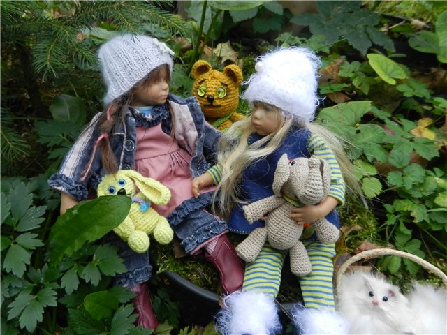 Мои крохотульки на природе. Клубные куколки от Аннет Химштед