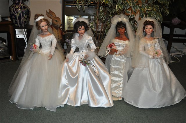 Ах эти милые невесты... Фарфоровые куклы от Ashton Drake, Sandra Bilotto, Titus Tomescu (фото 2)