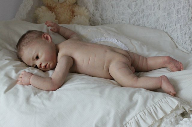 Мальчик - Медвежонок... Куколка реборн Виктории Вишни (фото 9)