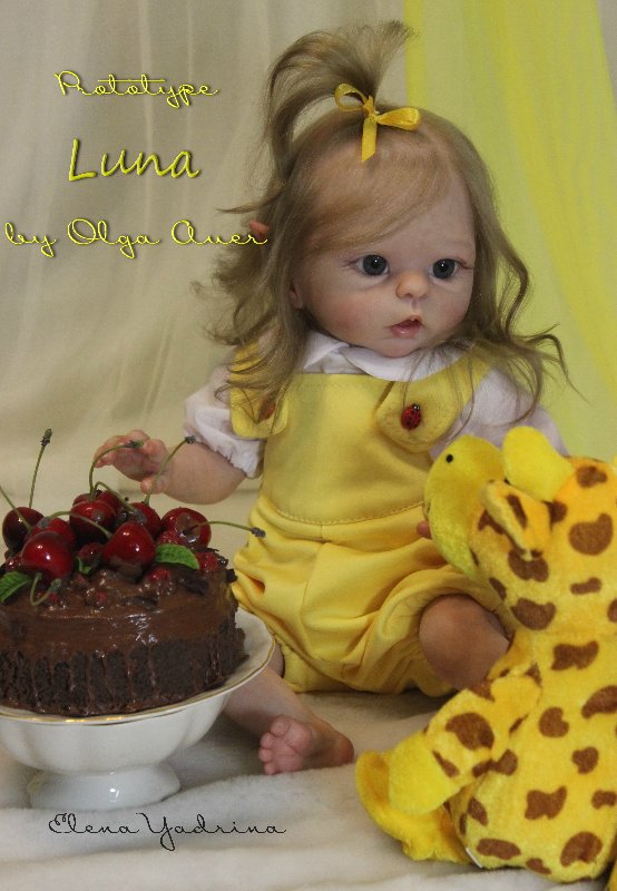 Моя Луна. Прототип Luna by Olga Auer. Куклы реборн Елены Ядриной