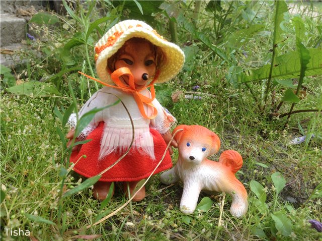 Мои куклы и пупсики ГДР, часть 2, прогулка в саду