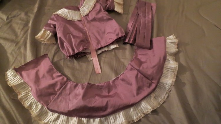 А ля "французкое старинное" платье для Ханночки (фото 9)