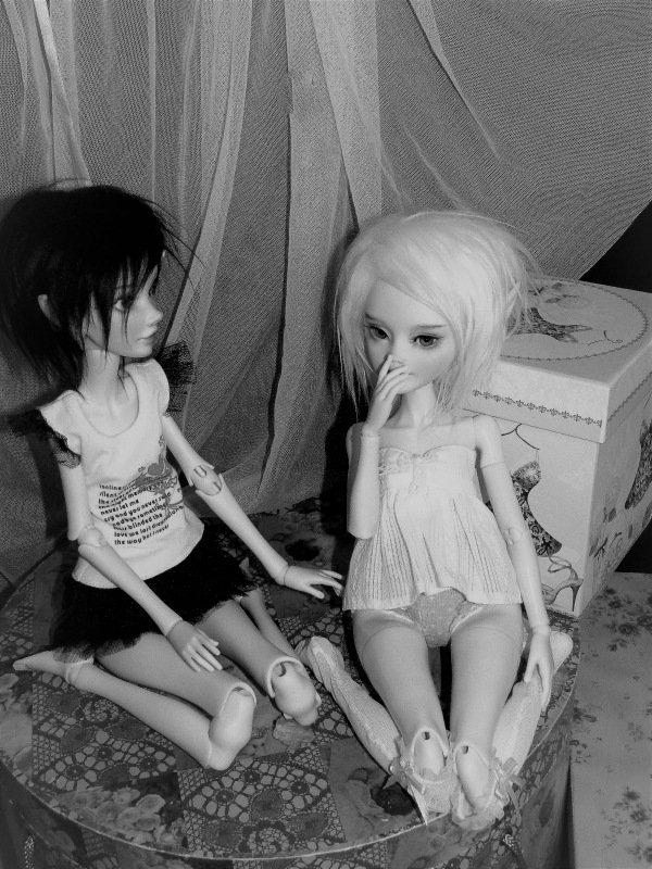 Черно-белое — Куклы Somniadolls (Наталья Долозова): российские BJD (БЖД)