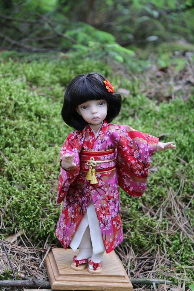 Харуми: фарфоровая шарнирная кукла | Бэйбики Харуми: фарфоровая шарнирная кукла (фото 7)