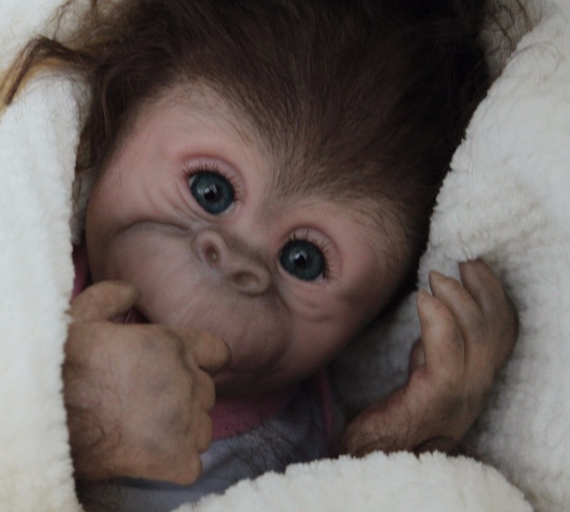 Карамелька кукла-реборн Элины Кудрявцевой