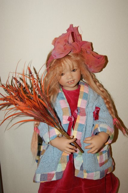 Три осенние принцессы. Коллекционные куклы