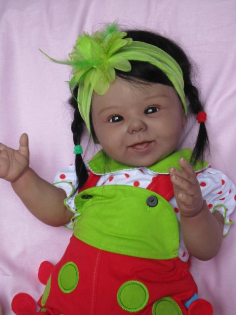 Маленькая шоколадка.Кукла реборн Преображенской Светланы (фото 6)