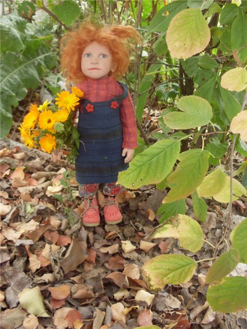 Моя подруга Осень. Коллекционная кукла (фото 8)