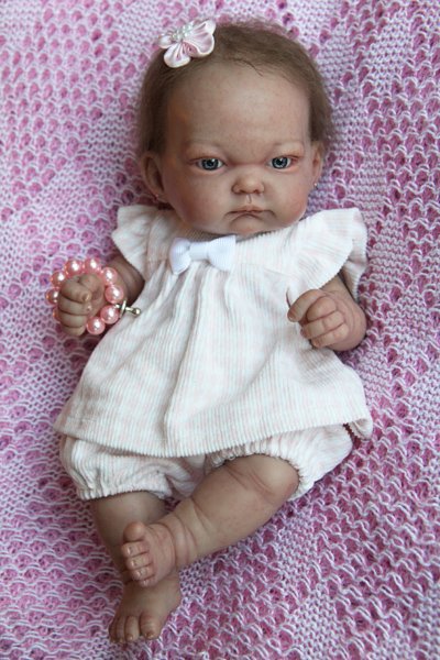 Две Марусеньки мои, две лапули… Малышки реборн из мастерской Наталии Сомовой (фото 7)