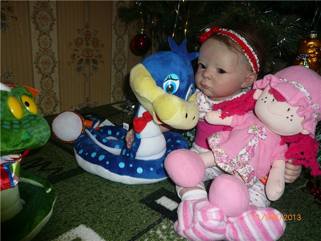 Кукла реборн Оленька. Мамина малышка (фото 9)