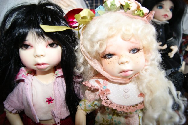 Наша дружная LASHERсемейка -LILLIE,-ERIKA, IVY, VIOLET, FIONA, OOAK Lillie