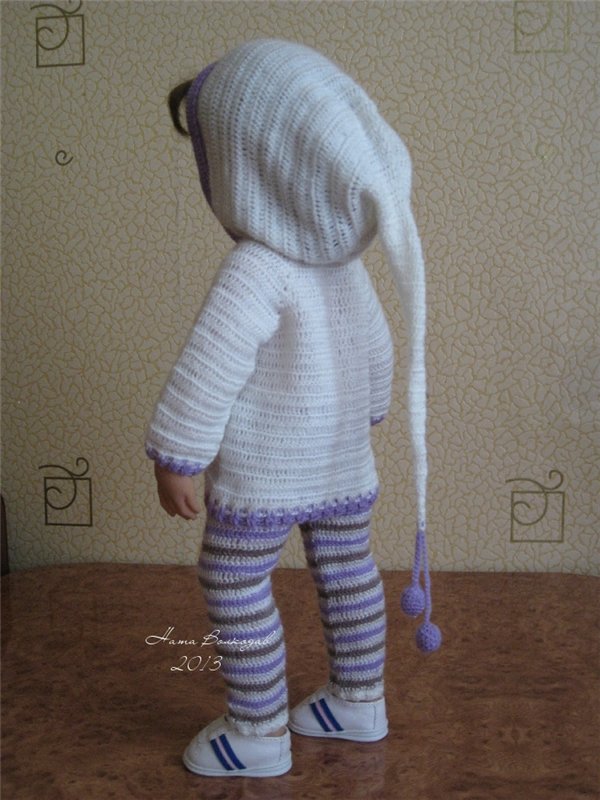 Недавние вязалочки для кукол (фото 8)
