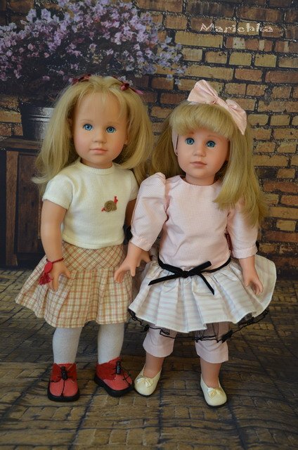 Двое из ларца одинаковы с лица. Куклы Darlene и Marie Gotz