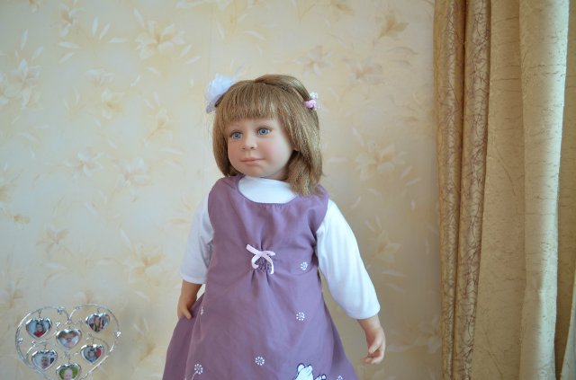 Такую вы точно не встречали, кукла Нели от Hiltrud Schwing