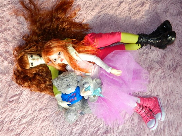 Мои старшие девочки Гу Ми Джу (Zaoll Dollmore) и Ларина (DIM)