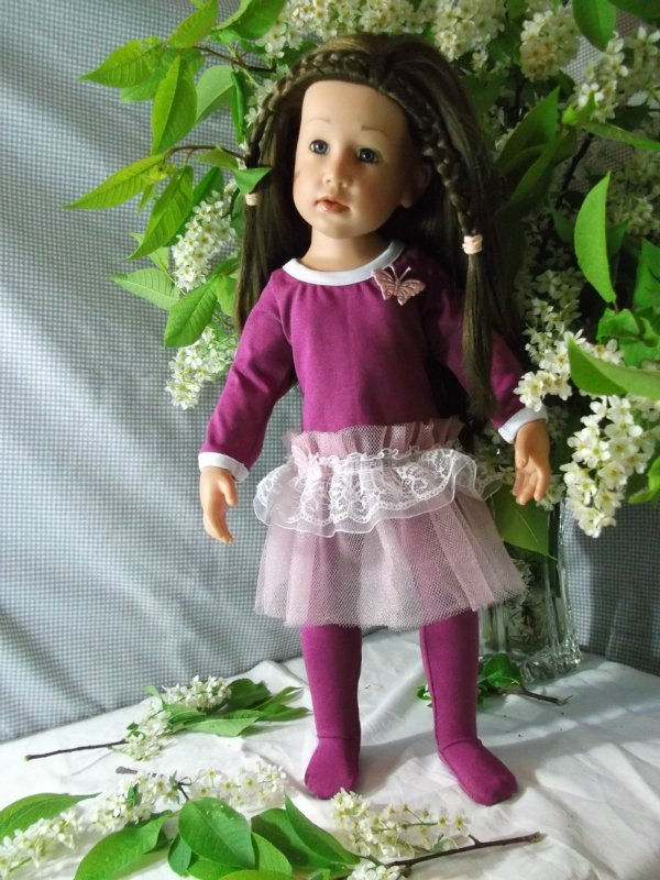 Трикотаж бывает разным. Наряды для кукол Готц