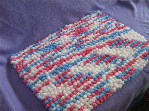 Пледик "помпончик" и куколки (фото 2)