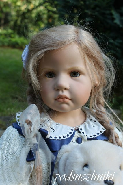 Летние девочки - редкие белокурые красавицы от Хильдегард Гюнцель для Walterhäuser Puppenmanufaktur