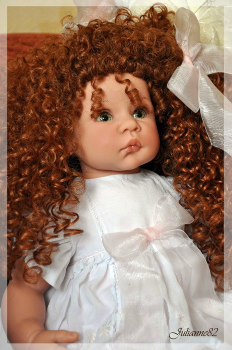 Middleton Doll: "Winter Splendor" из серии L'Innocence автор Ева Хеланд и кудряшка "С Днем Рождения, Тедди!"