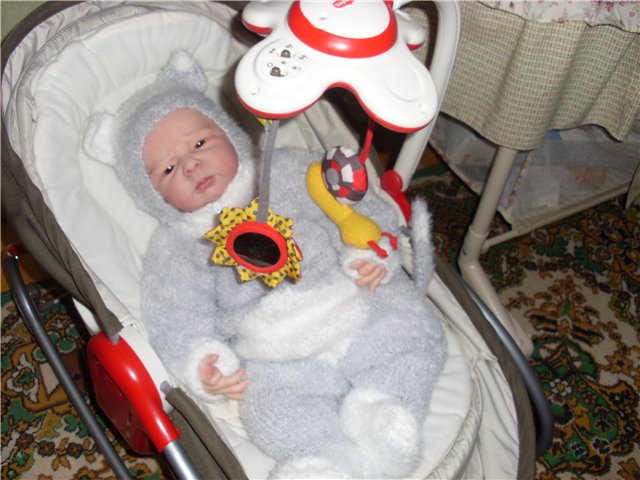 Кошачий барин. Кукла реборн Елены Андреевой (фото 6)