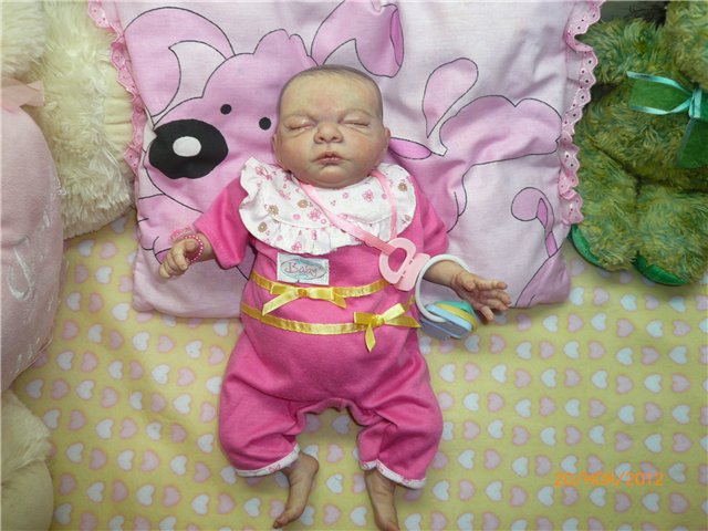 Моя дюймовочка реборн Настенька