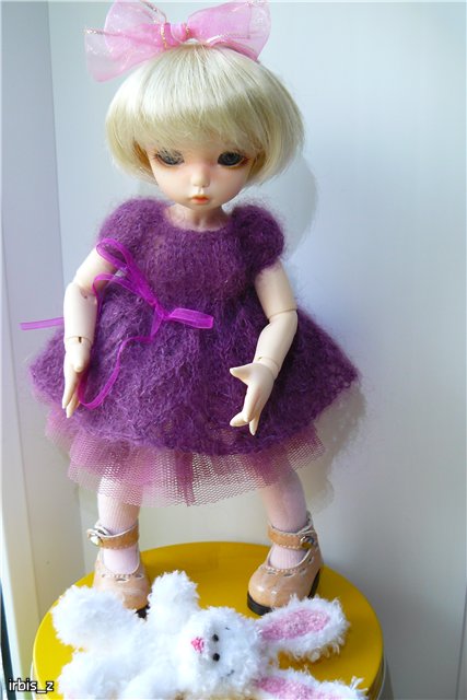 Фиолетовая Снежинка или Новый образ Миланки (LittleFee Leah) | Бэйбики Фиолетовая Снежинка или Новый образ Миланки (LittleFee Leah)