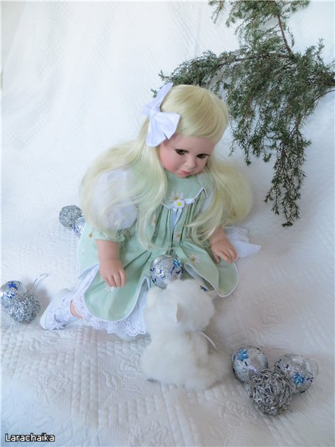 Красоты много не бывает. Редкие коллекционные куклы Cheri McAfooes for Lloyd Middleton. "..беленькие кисоньки..." (фото 9)