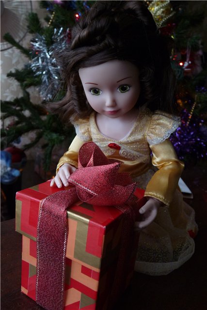 И еще немного Нового года! Белль от Zapf Creation (фото 7)