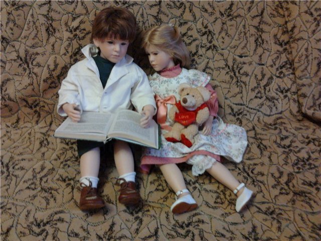 Коллекционные куклы дети от Веры Шольц (фото 7)