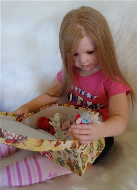 Мечтательница Ника. Кукла реборн Елены Ядриной (фото 8)