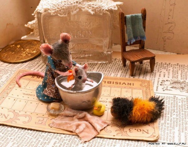 Мышиный дом или Жизнь замечательных мышей. Авторские игрушки в книжной иллюстрации. Мэгги Руди (Maggie Rudy) - "Mouses