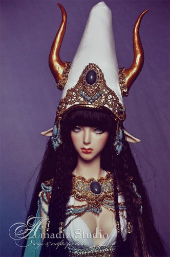 Невероятные парики для кукол БЖД от: Amadiz Studio