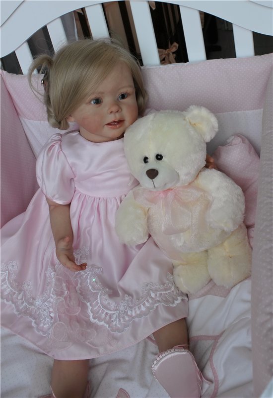 Золотая Злата. Кукла реборн Анастасии Гангало