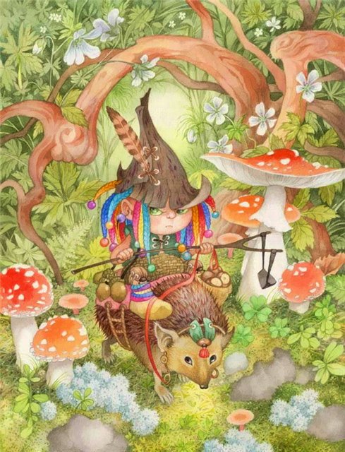 Художник Ольга Ионайтис и ее волшебные иллюстрации (фото 2)
