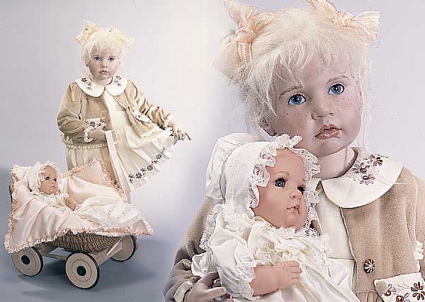 Лесли и Холли из коллекции "Шесть сестёр" от Hildegard Gunzel для Gotz (2002г.) (фото 2)