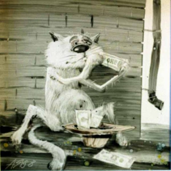 Усатые-полосатые. Коты художника Анатолия Ярышкина (фото 3)