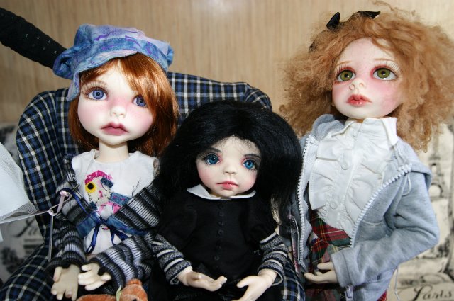 Наша дружная LASHERсемейка -LILLIE,-ERIKA, IVY, VIOLET, FIONA, OOAK Lillie