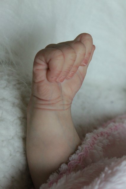 Розана - цветочек, роза... Куколка реборн Виктории Вишни (фото 5)