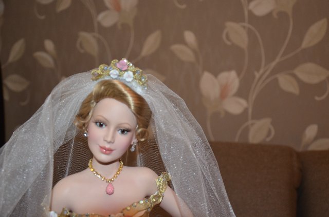 Фарфоровая кукла, невеста The Ashton-Drake Galleries (фото 3)
