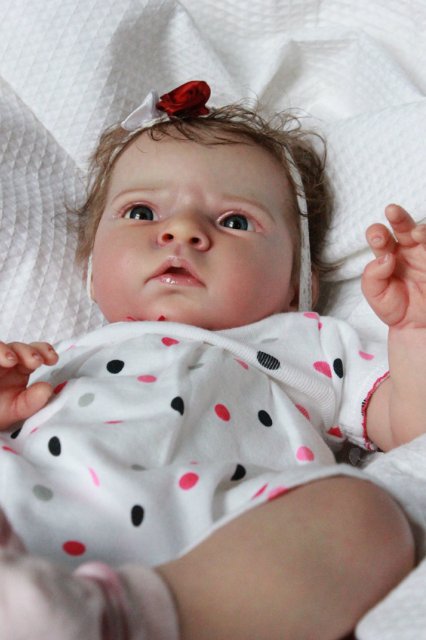 Сама мисс серьезность, кукла реборн Беспаловои Жанны