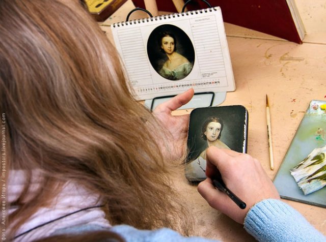 Усмотри тропинку в сказку или Здесь русский дух, здесь Русью пахнет. Федоскинская лаковая миниатюра