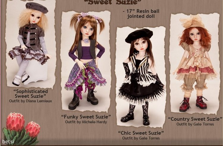 Автор кукол Бердин Криди и её куклы. Artist Berdine Creedy originals DOLLS, хронология выпуска