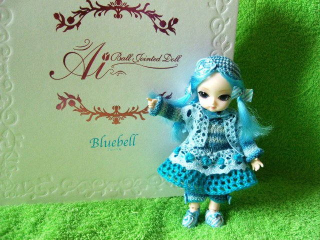 Новые образы кукляшек Ai (образ "Голубая роза) (фото 7)