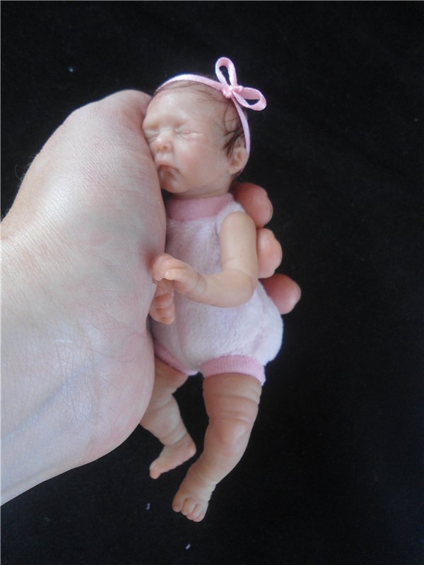 Дюймовочка, авторская кукла своими руками