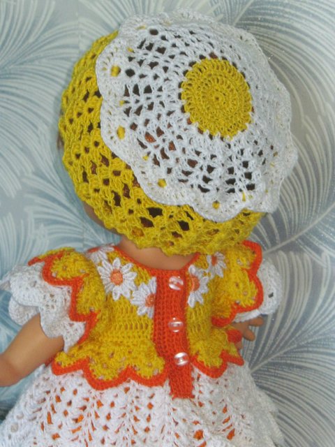 Новая коллекция летних вязаных нарядов для фейсинок, готциков, паолок под названием "Ромашки" (фото 4)