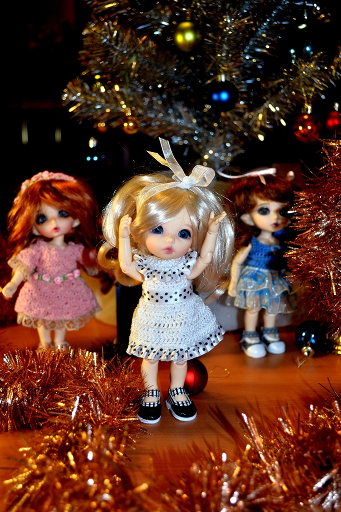 Новогодние приготовления наших красавиц BJD (фото 4)