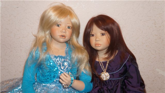 Фарфоровая кукла БИРГИТ - Лазурная Мечта от Кристин Оранж (фото 9)